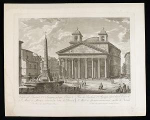 BARBAZZA Francesco,Veduta del Panteon di Agrippa in oggi Chiesa di S.,Bertolami Fine Arts 2024-02-20