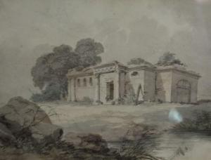 BARBER Joseph Moseley 1800-1900,Ruin building,Gilding's GB 2016-06-21