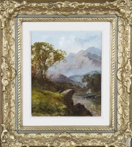 BARBER Thomas Stanley 1891-1899,Mountainous Landscape,Tooveys Auction GB 2021-08-18