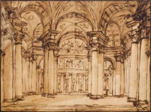 BARBERI Giuseppe 1746-1809,Baroque sacral architecture.,Galerie Koller CH 2019-03-29
