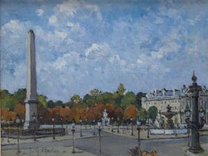 BARBEY Jeanne-Marie 1882-1960,Place de la Concorde Paris,Rosebery's GB 2021-12-01