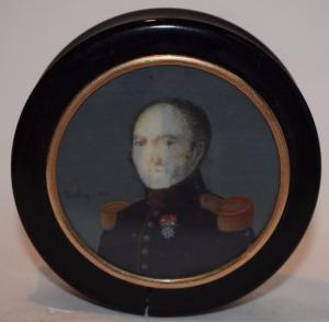 BARBEY 1800,Portrait d'officier en buste sur fond gris,1830,Rossini FR 2017-10-10