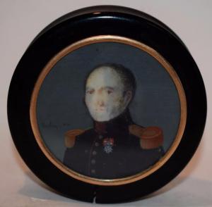 BARBEY 1800,Portrait d'officier en buste sur fond gris,1830,Rossini FR 2017-06-27