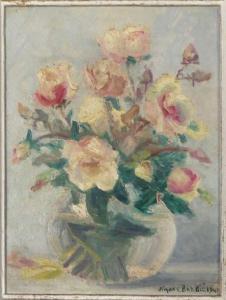 BARBIE Simone 1900-1900,Bouquet de roses dans ,1941,Gautier-Goxe-Belaisch, Enghien Hotel des ventes 2020-10-22