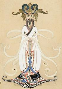 BARBIER Georges 1882-1932,Costume Design for the Folies Bergere,1920,Morgan O'Driscoll IE 2024-01-29