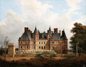 BARBIER Nicolas Alexandre 1789-1864,A Chteau in a Landscape,Christie's GB 1999-05-25