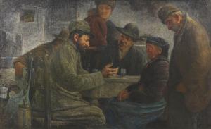 BARBIERI GIOVAN BATTISTA,Il racconto del soldato,1916,Capitolium Art Casa d'Aste 2023-02-21