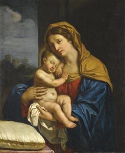Barbieri Giovanni Francesco 1591-1666,Madonna con Bambino,Christie's GB 2008-05-28