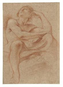 Barbieri Giovanni Francesco,Study of a seated young man looking to the left,Christie's 2024-02-01
