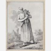BARBIERS Bartholomaus 1740-1808,Peasant Woman in a Landscape,Gray's Auctioneers US 2018-11-14