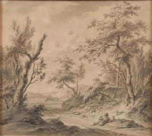 BARBIERS Pieter IV 1798-1848,Landschaft mit Staffagefiguren,1800,Wendl DE 2017-03-02