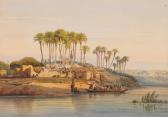 BARBOT E 1800-1800,Nile River Scene,1852,William Doyle US 2020-11-17