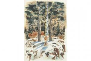 BARBOUR Arthur J.,Snow Through the Forest,Simpson Galleries US 2015-11-07