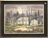 BARBOUR Arthur J,Hunting at Sunset,Clars Auction Gallery US 2009-06-06
