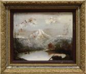 BARCHUS Eliza R 1857-1959,Mountain Lake,Clars Auction Gallery US 2008-11-09