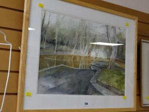 BARCLAY CERI,Welsh woodland with footbridge,2000,Rogers Jones & Co GB 2017-06-30