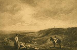 BARCLAY Edgar 1842-1913,'The Cloverfield', an arable farming scene with fi,John Nicholson 2022-02-09