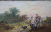 BARCLAY J,Children in a country landscape,Cuttlestones GB 2016-09-09