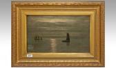 BARCLAY William 1797-1859,Moonlight Fishing Boats Of The East Coast,Gerrards GB 2013-01-24