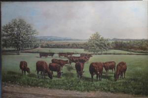 bard G,Devon Red cattle grazing,1894,Cuttlestones GB 2017-11-23