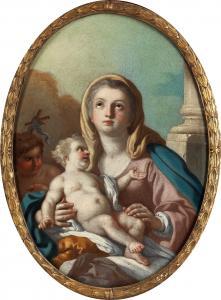 BARDELLINO Pietro 1728-1810,MARIA MIT DEM KIND UND JOHANNES,Hampel DE 2023-03-30