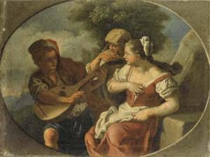 BARDELLINO Pietro 1728-1810,Musicanti,Christie's GB 2006-11-29