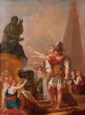 BARDIN Jean 1732-1809,Couple romain implorant une déesse,Aguttes FR 2018-05-29