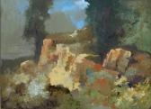 BARDON Henry 1921-1991,Rock outcrop landscape,1968,Woolley & Wallis GB 2018-03-21