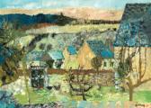 BARDONE Guy 1927-2015,Landscape with houses,Matsa IL 2022-01-05