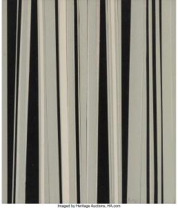 BARKER Allen 1937-2018,Untitled (Vertical Stripes),1972,Heritage US 2022-11-17