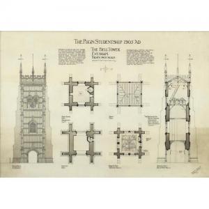 BARKER Anthony Raine 1880-1963,The Pugin Studentship,Eastbourne GB 2019-09-12