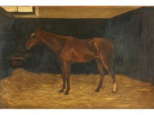 BARKER Hunter 1900-1900,IN A STABLE,Lawrences GB 2008-11-25