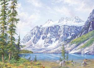 BARKER Marion E 1900-1900,Consolation Lake, Banff,Levis CA 2021-11-07