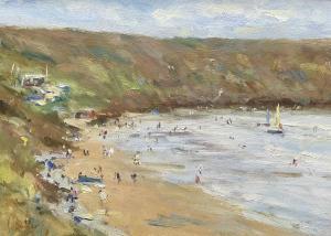 BARKER Neville 1949-2008,The Beach at Filey,David Duggleby Limited GB 2023-12-08