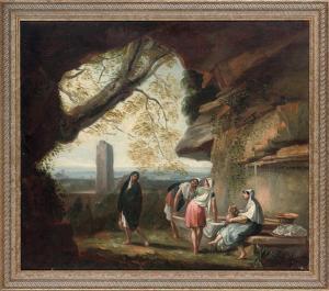 BARKER OF BATH Benjamin 1776-1838,Gathering water from the well,Christie's GB 2010-01-26