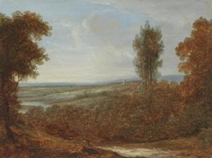 BARKER OF BATH Benjamin 1776-1838,View of Colerne,Rosebery's GB 2023-07-19