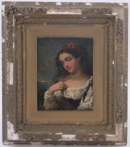 BARKER R Jones,Portrait of a young woman,Burstow and Hewett GB 2016-09-21