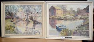 BARKER S 1974,Lowdham Mill and Hickling Basin,1974,Bamfords Auctioneers and Valuers GB 2017-01-04