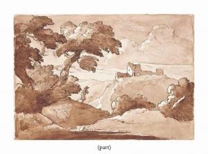 BARKER Thomas 1769-1847,A figure in a wooded landscape before a ruin,Christie's GB 2015-05-20