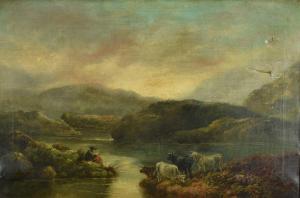 BARKER Thomas 1769-1847,Scottish Highland landscapes with Cattle,Reeman Dansie GB 2024-02-13