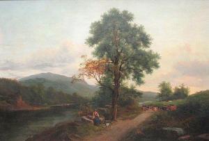 BARLAND Adam 1843-1875,On a country lane,1865,Bonhams GB 2011-01-23