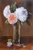 BARLEY ROY 1935,Peonies and Rose,2001,Mallams GB 2016-03-09