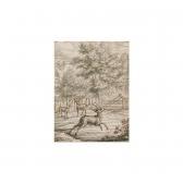 BARLOW Francis 1626-1702,deer by a wood,1684,Sotheby's GB 2001-03-21