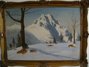 BARMA Hans Smatlak 1903-1978,Alpesi téli táj,Feny Gallery HU 2014-03-05
