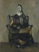 BARNABE Duilio 1914-1961,Grande femme assise,1952,Artcurial | Briest - Poulain - F. Tajan 2017-10-31