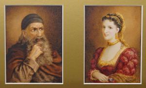 BARNARD Emily 1881-1911,Pair of portraits - Shylock and Jessica from Shake,Rosebery's GB 2021-10-05