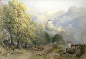 BARNARD George 1832-1890,Arvier in the Val D'Aosta,1864,Bonhams GB 2015-09-22