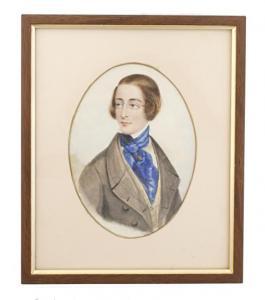 BARNARD Philip Augustus,Charles Dickens (1812�1870), wearing grey coat, pa,1847,Bonhams 2011-07-13