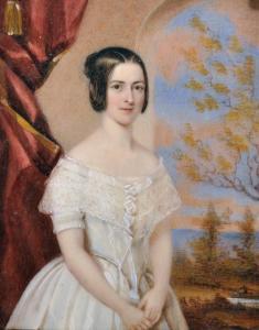 BARNARD Philip Augustus 1820-1890,Portrait of Georgiana Selfe,1846,John Nicholson GB 2019-02-27