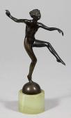 BARNER M 1900-1900,Skulptur eines tanzenden Mädchenaktes,Reiner Dannenberg DE 2016-03-11